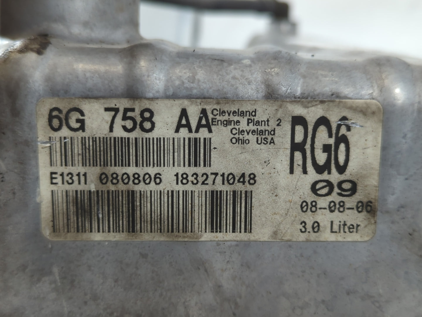 2005-2007 Mercury Mariner Engine Oil Pan P/N:183271048 Fits Fits 2004 2005 2006 2007 2008 OEM Used Auto Parts - Oemusedautop