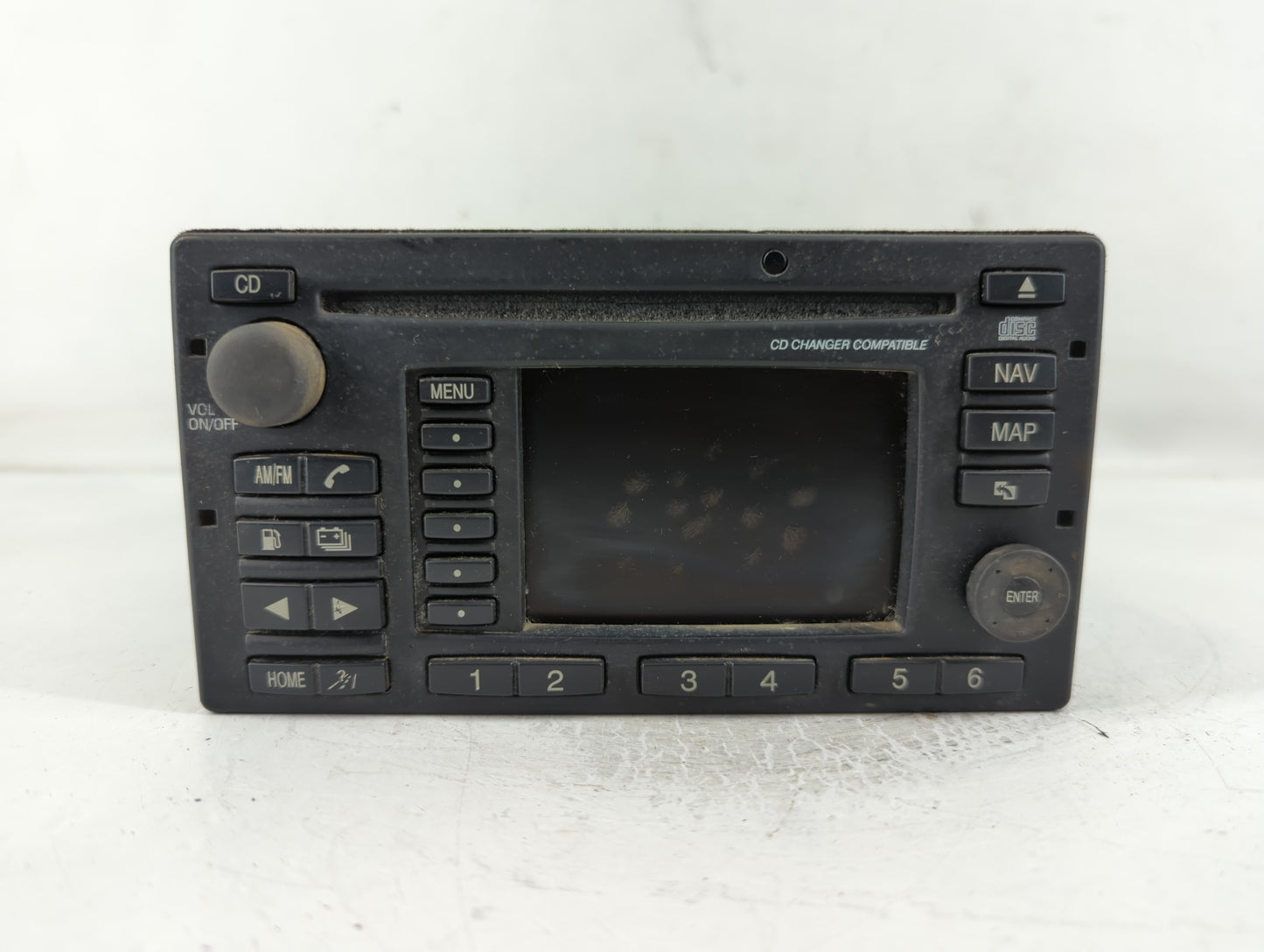 2006-2007 Mercury Mariner Radio AM FM Cd Player Receiver Replacement P/N:6M6T-18K931-BD Fits Fits 2006 2007 OEM Used Auto Pa