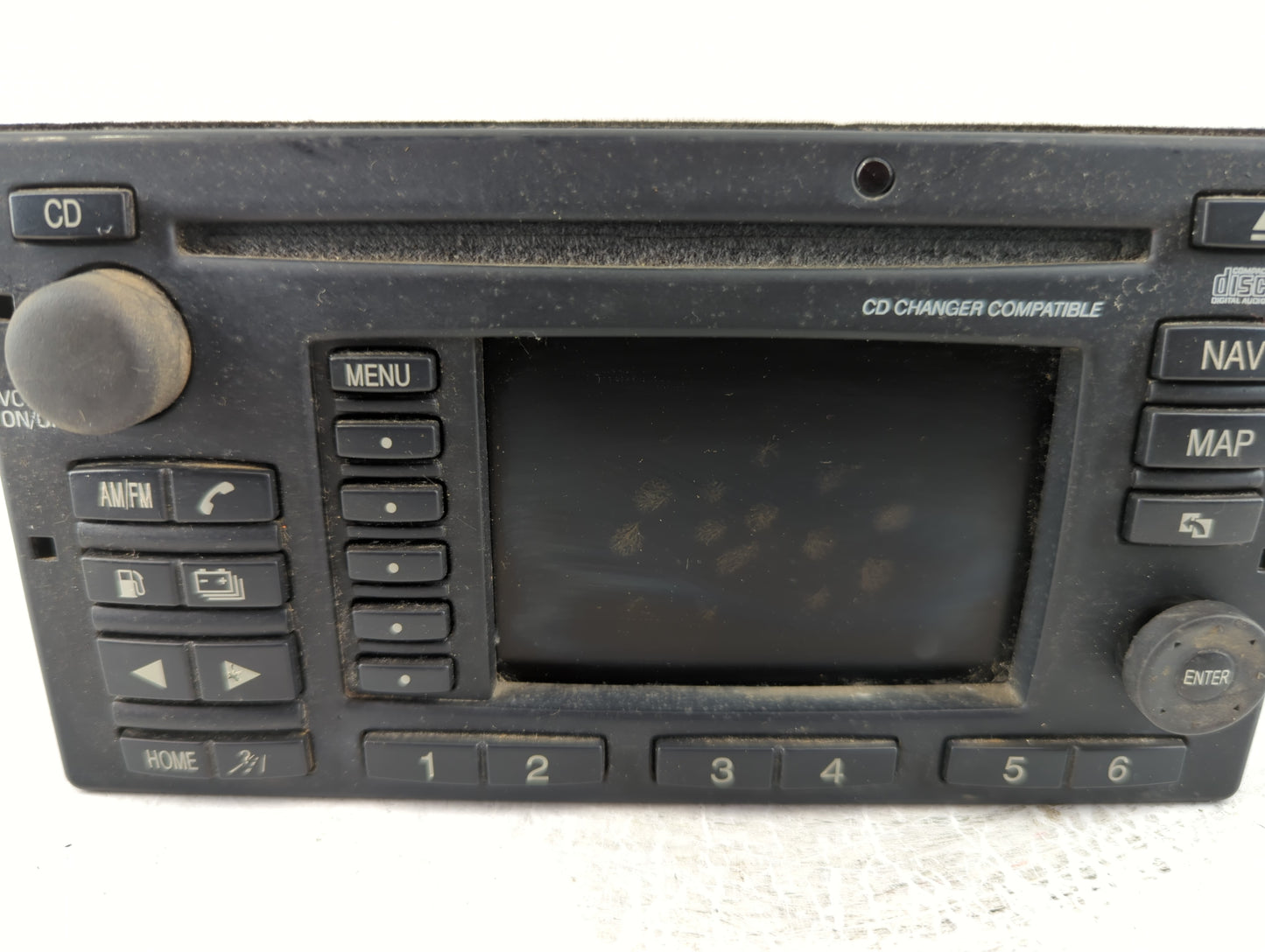 2006-2007 Mercury Mariner Radio AM FM Cd Player Receiver Replacement P/N:6M6T-18K931-BD Fits Fits 2006 2007 OEM Used Auto Pa