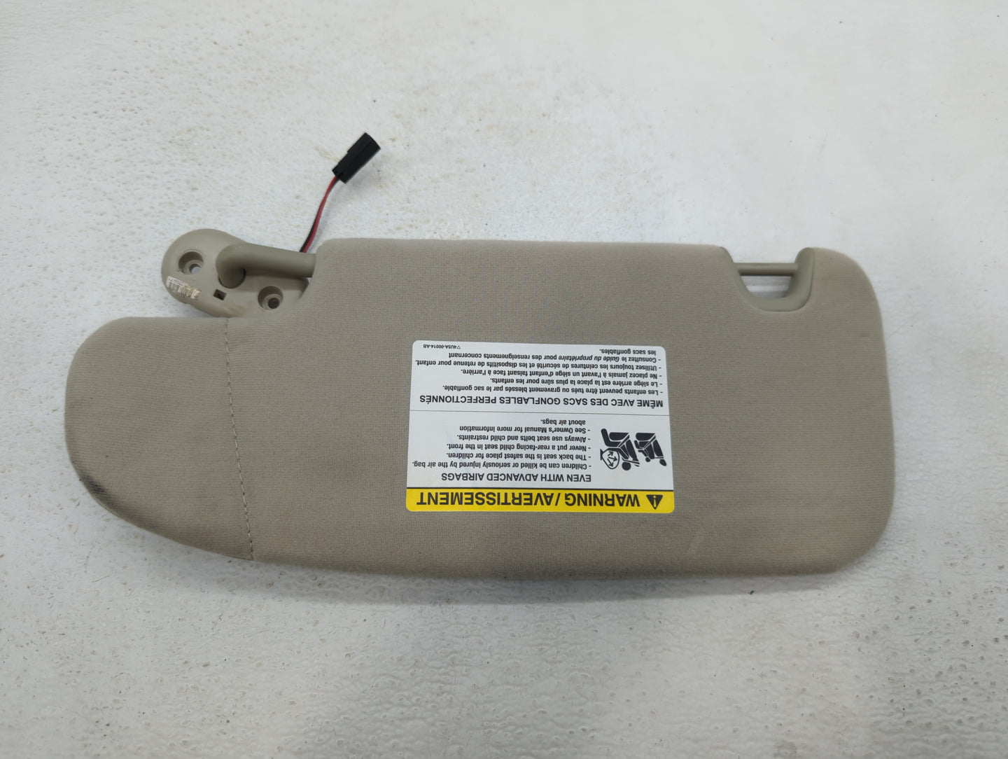 2006-2009 Mercury Milan Sun Visor Shade Replacement Driver Left Mirror Fits Fits 2006 2007 2008 2009 OEM Used Auto Parts - O