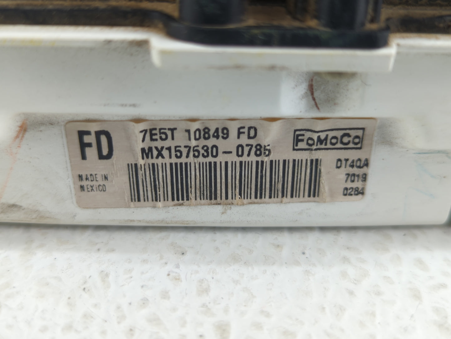 2007 Mercury Milan Instrument Cluster Speedometer Gauges P/N:7E5T-10849-FD Fits OEM Used Auto Parts - Oemusedautoparts1.com
