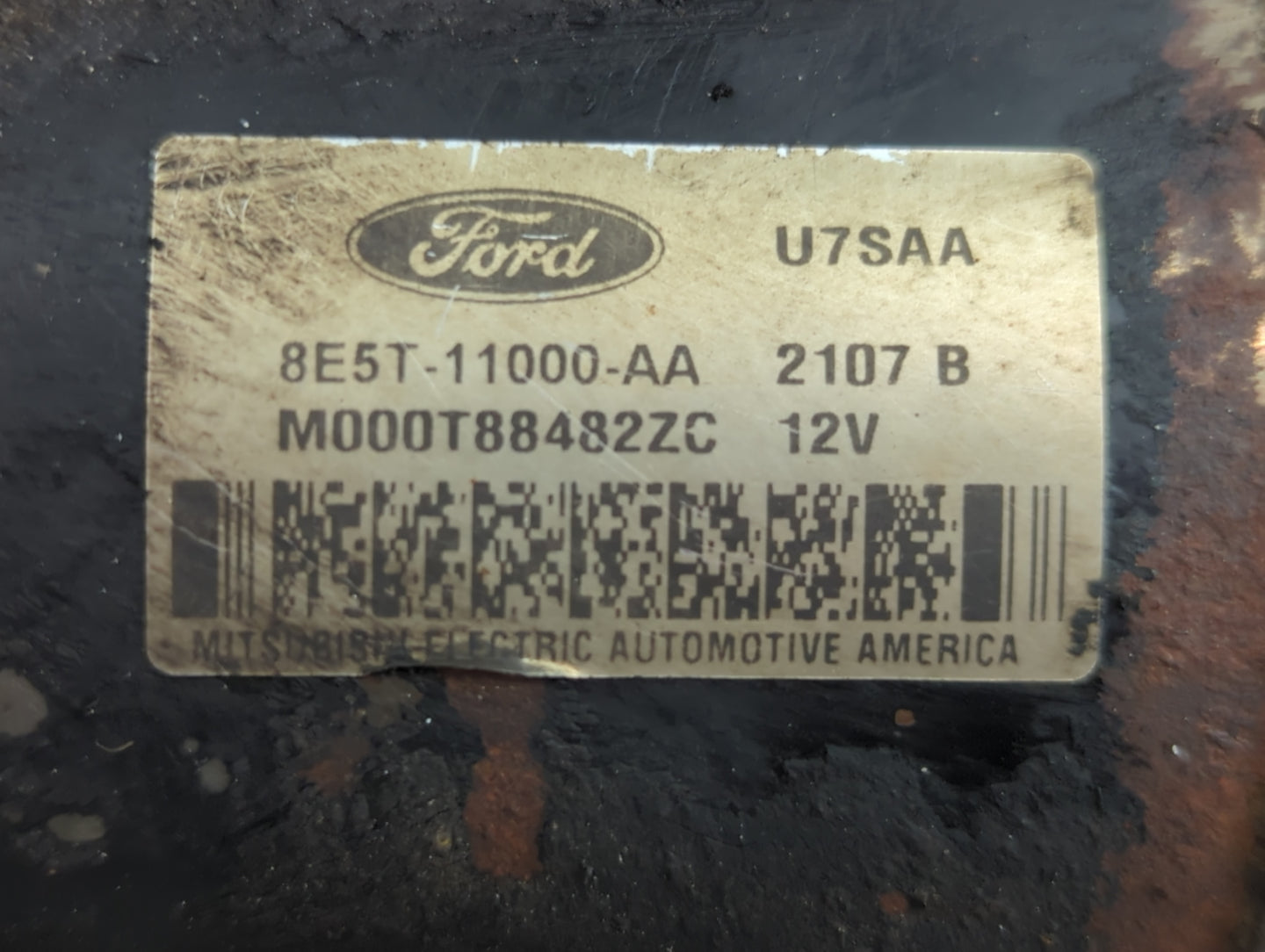 2006-2010 Mercury Milan Car Starter Motor Solenoid OEM P/N:8E5T-11000-AA Fits Fits 2006 2007 2008 2009 2010 OEM Used Auto Pa