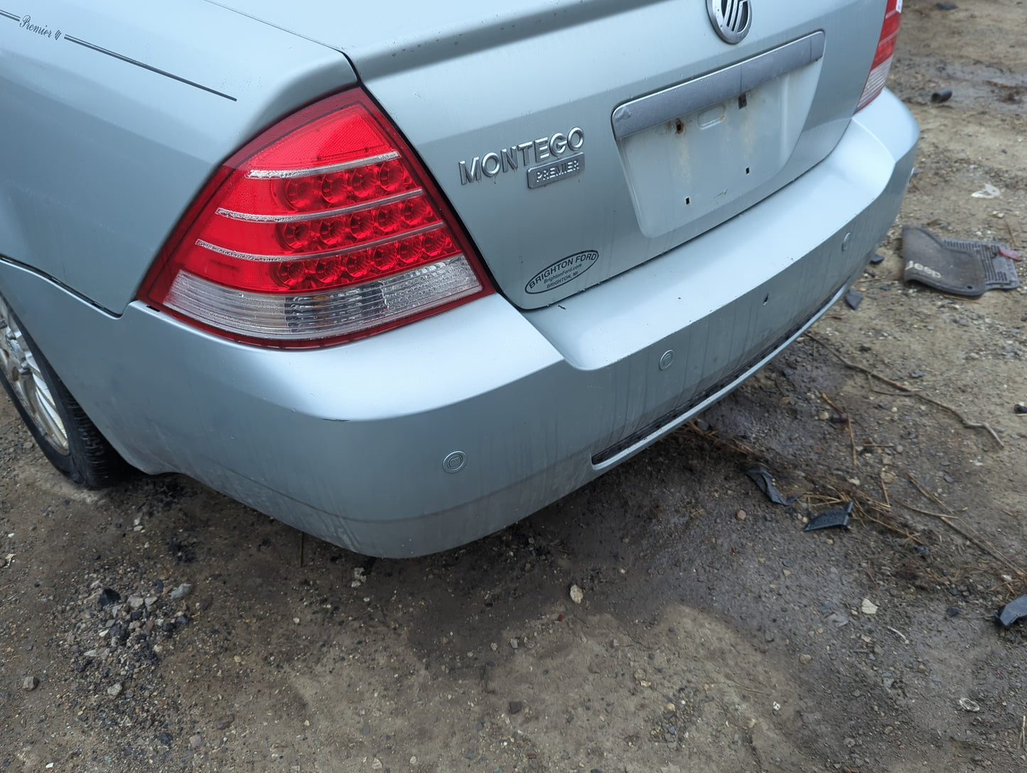 2005-2007 Mercury Montego Rear Bumper Assembly Oem - Oemusedautoparts1.com