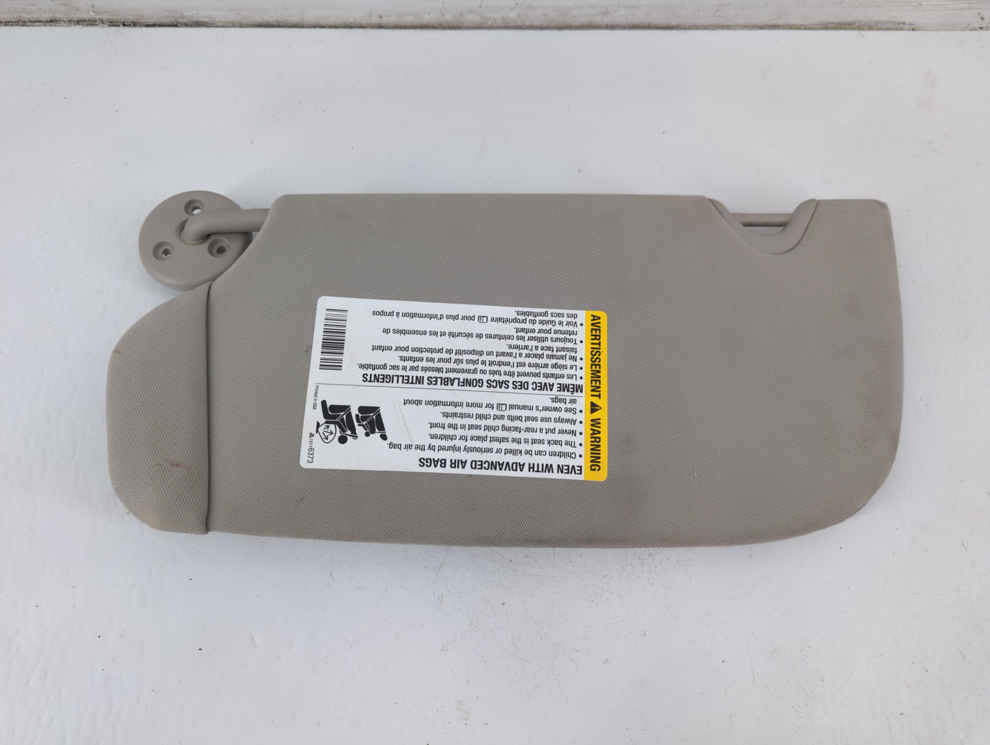 2007 Mercury Monterey Sun Visor Shade Replacement Passenger Right Mirror Fits OEM Used Auto Parts - Oemusedautoparts1.com