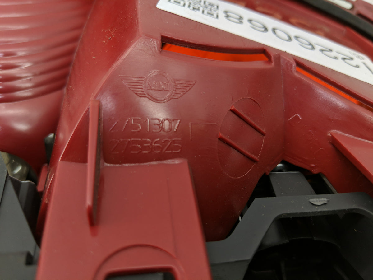 2007 Mini Cooper Tail Light Assembly Driver Left OEM P/N:2753625 Fits OEM Used Auto Parts - Oemusedautoparts1.com