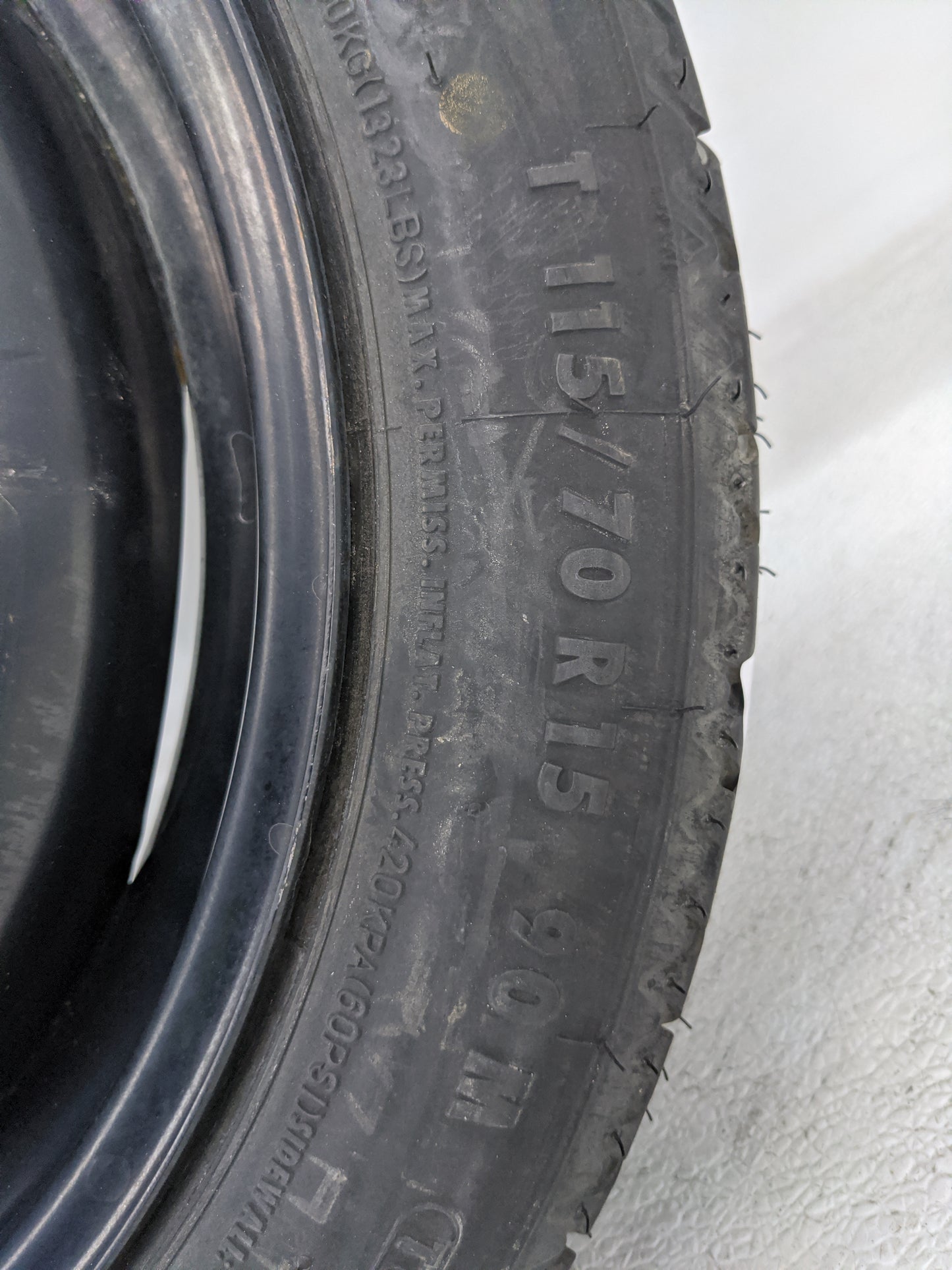 2008-2014 Mini Cooper Spare Donut Tire Wheel Rim Oem - Oemusedautoparts1.com