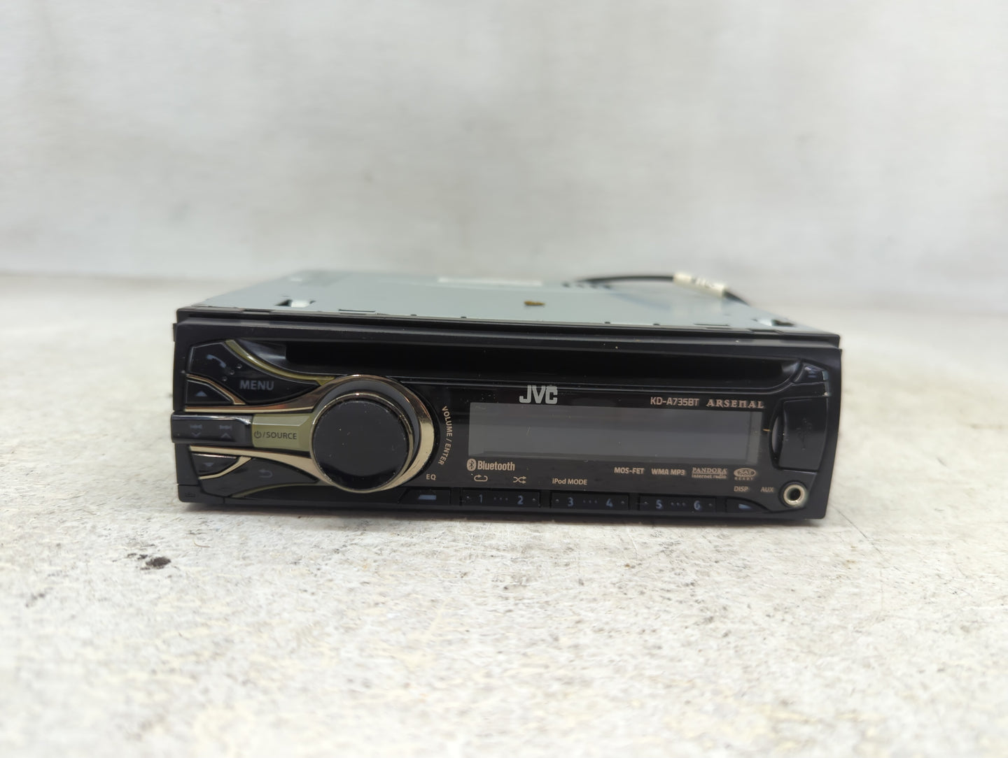 2007 Mini Cooper Radio AM FM Cd Player Receiver Replacement P/N:117X2084 Fits OEM Used Auto Parts - Oemusedautoparts1.com