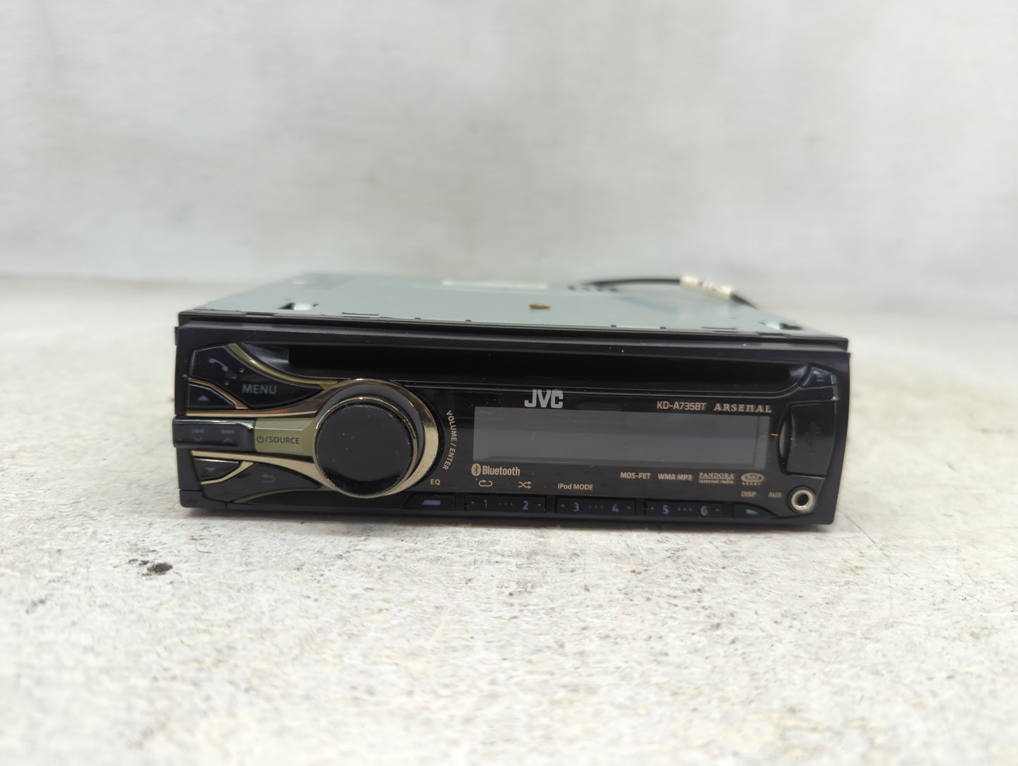 2007 Mini Cooper Radio AM FM Cd Player Receiver Replacement P/N:117X2084 Fits OEM Used Auto Parts - Oemusedautoparts1.com