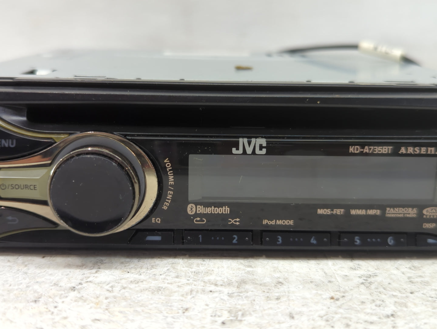 2007 Mini Cooper Radio AM FM Cd Player Receiver Replacement P/N:117X2084 Fits OEM Used Auto Parts - Oemusedautoparts1.com