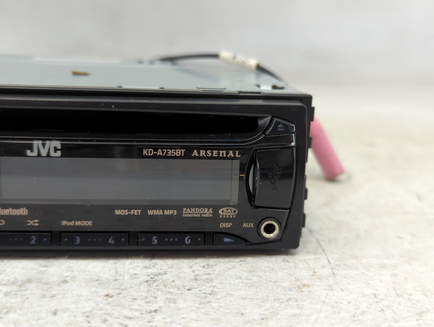 2007 Mini Cooper Radio AM FM Cd Player Receiver Replacement P/N:117X2084 Fits OEM Used Auto Parts - Oemusedautoparts1.com