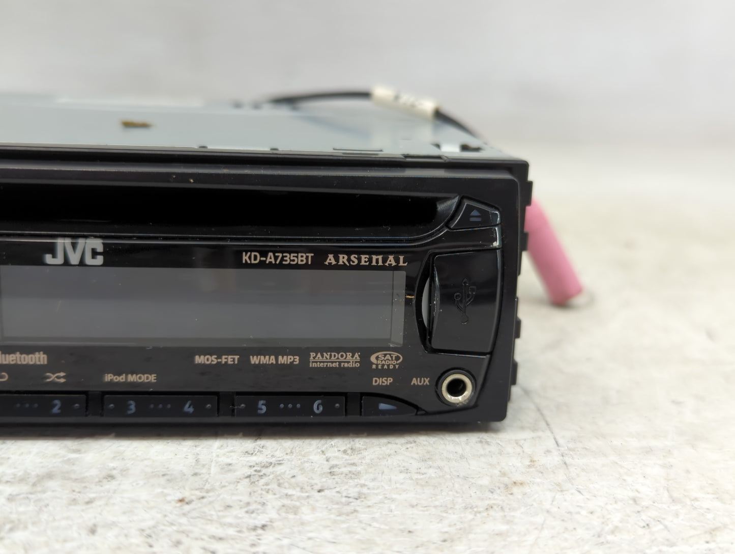 2007 Mini Cooper Radio AM FM Cd Player Receiver Replacement P/N:117X2084 Fits OEM Used Auto Parts - Oemusedautoparts1.com