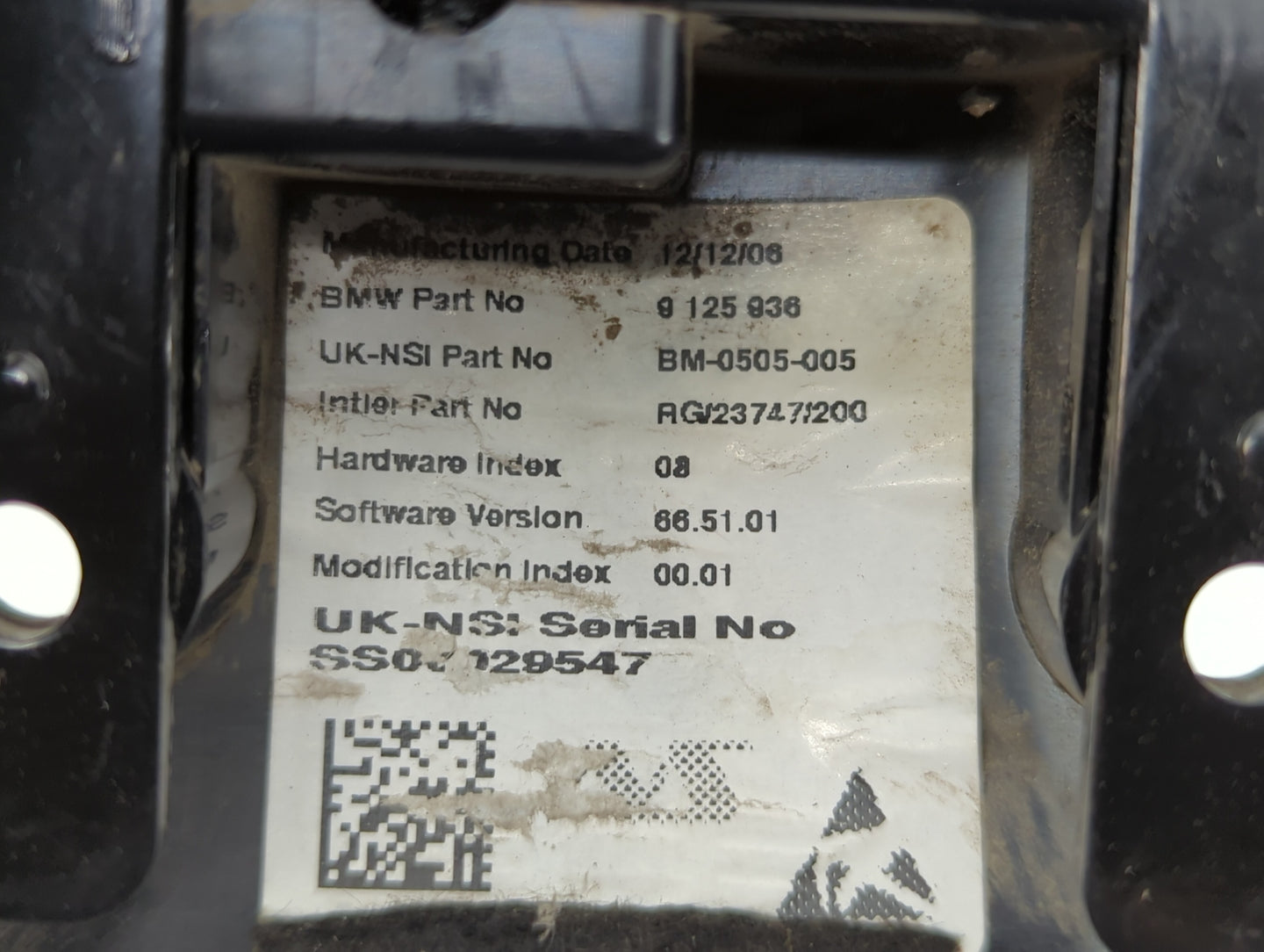 2008-2010 Mini Cooper Instrument Cluster Speedometer Gauges P/N:9 125 936 9 189 505, 9 139 513, 9 153 404 Fits Fits 2008 200