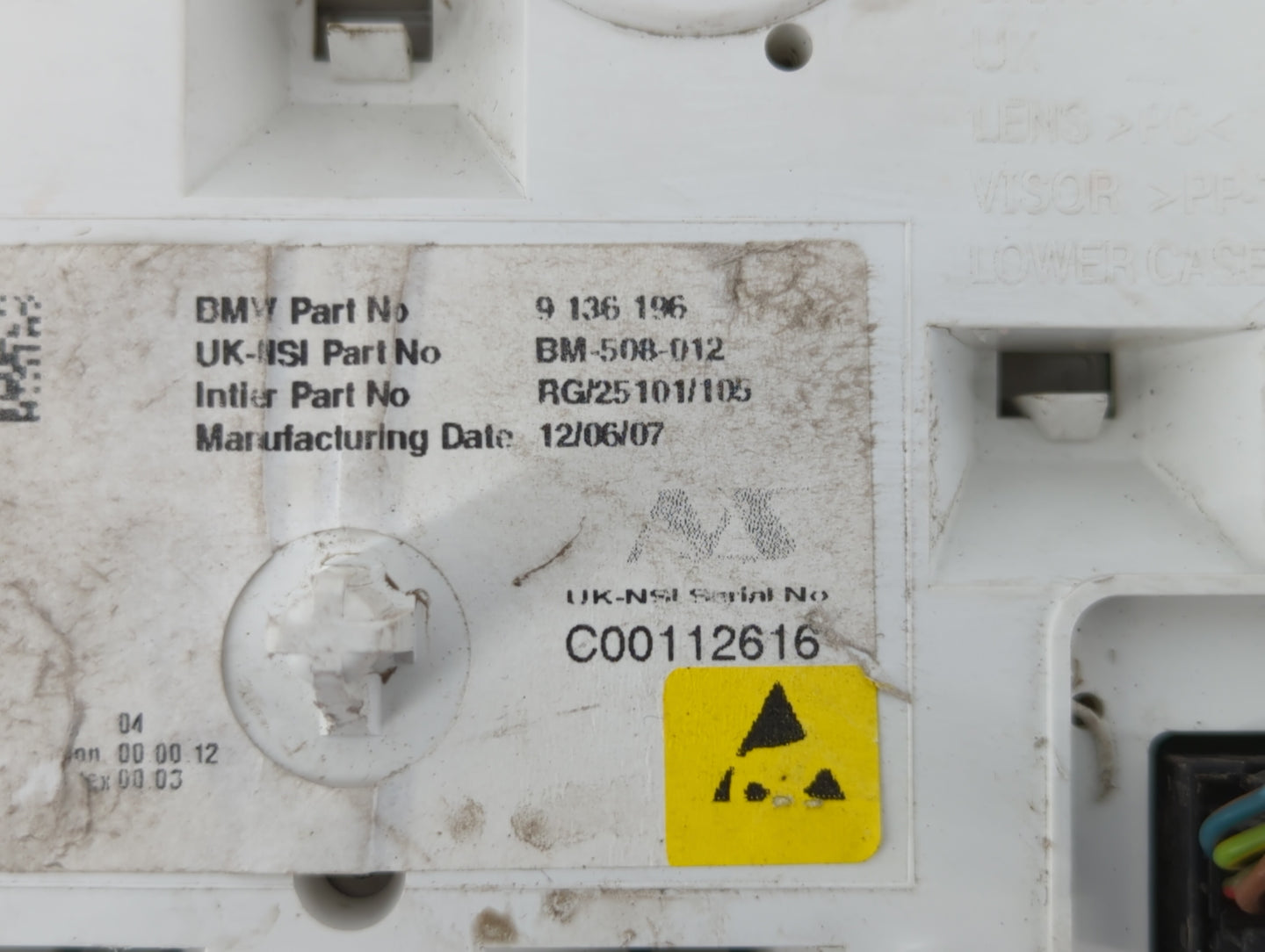 2008-2010 Mini Cooper Instrument Cluster Speedometer Gauges P/N:9 125 929 67379411, 9 232 433, BM-508-932 Fits Fits 2008 200