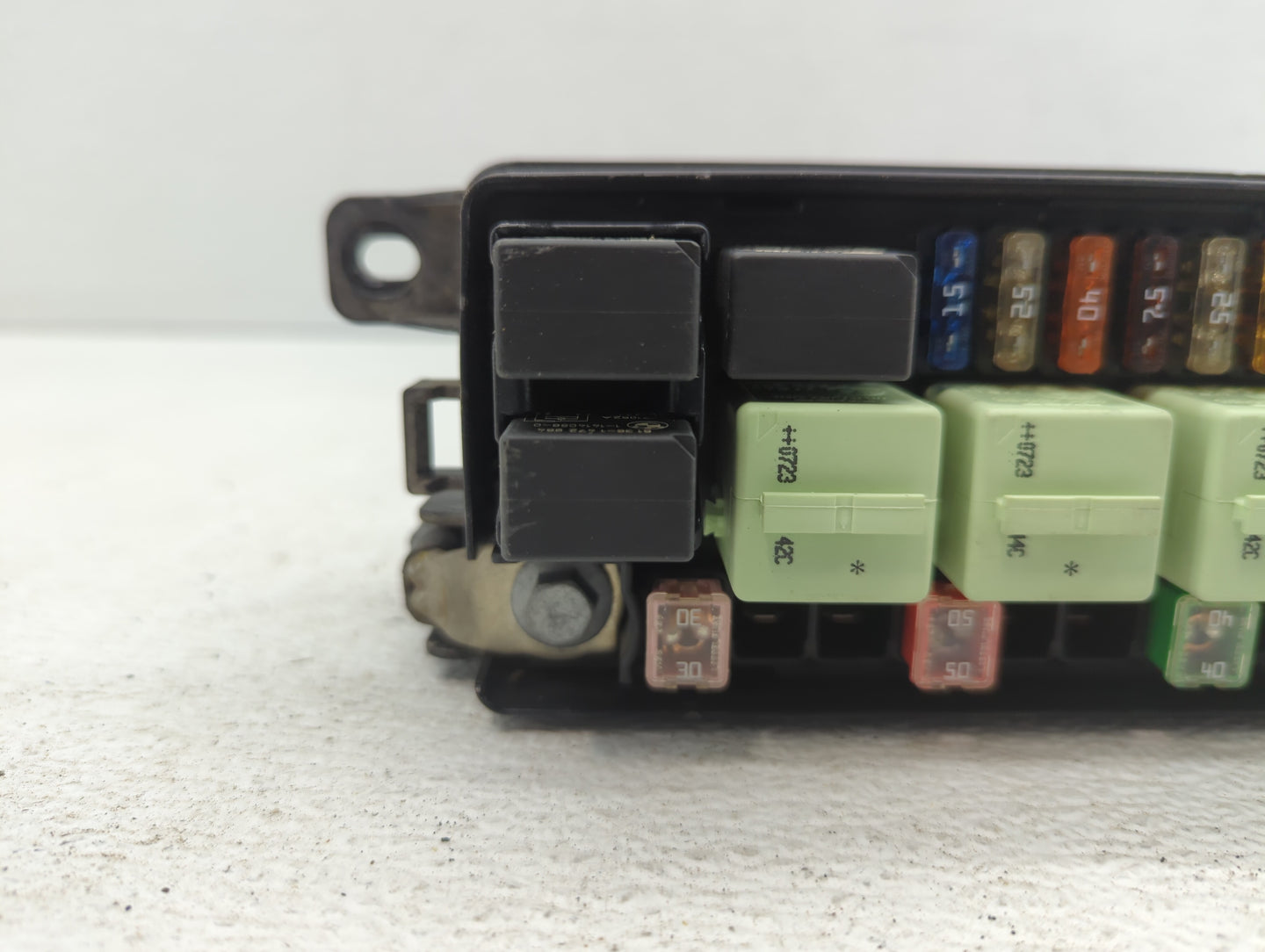 2007 Mini Cooper Fusebox Fuse Box Panel Relay Module P/N:6906548 3449504-02, 9809588-01 Fits OEM Used Auto Parts - Oemusedau