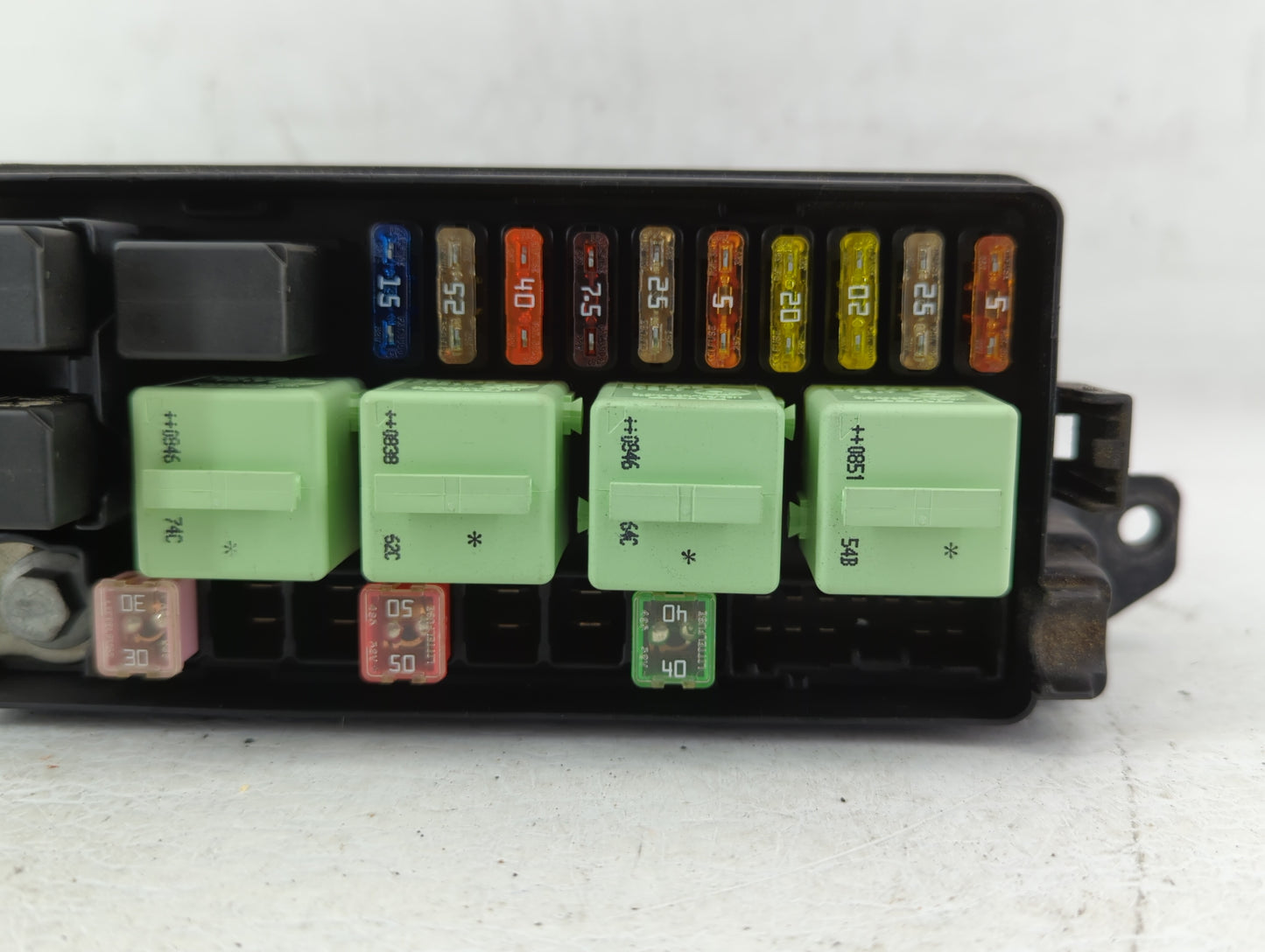 2007 Mini Cooper Fusebox Fuse Box Panel Relay Module P/N:3449504-02 91955-2T860, 6906548, 9809588-01 Fits OEM Used Auto Part