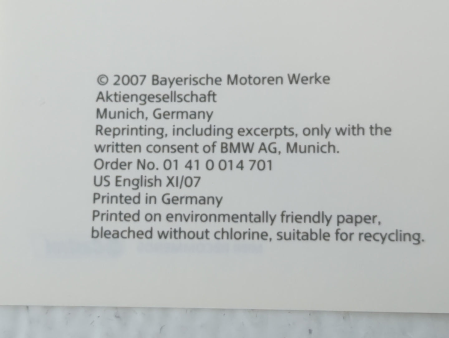 2007 Mini Cooper Owners Manual Book Guide OEM Used Auto Parts - Oemusedautoparts1.com