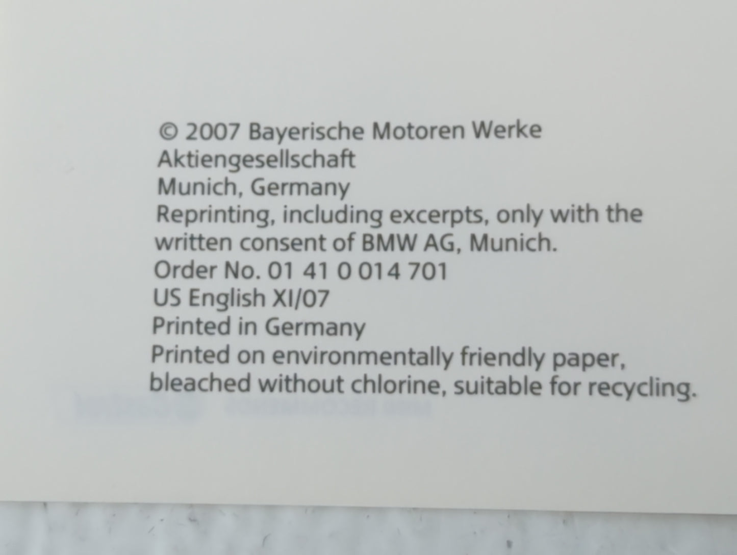 2007 Mini Cooper Owners Manual Book Guide OEM Used Auto Parts - Oemusedautoparts1.com