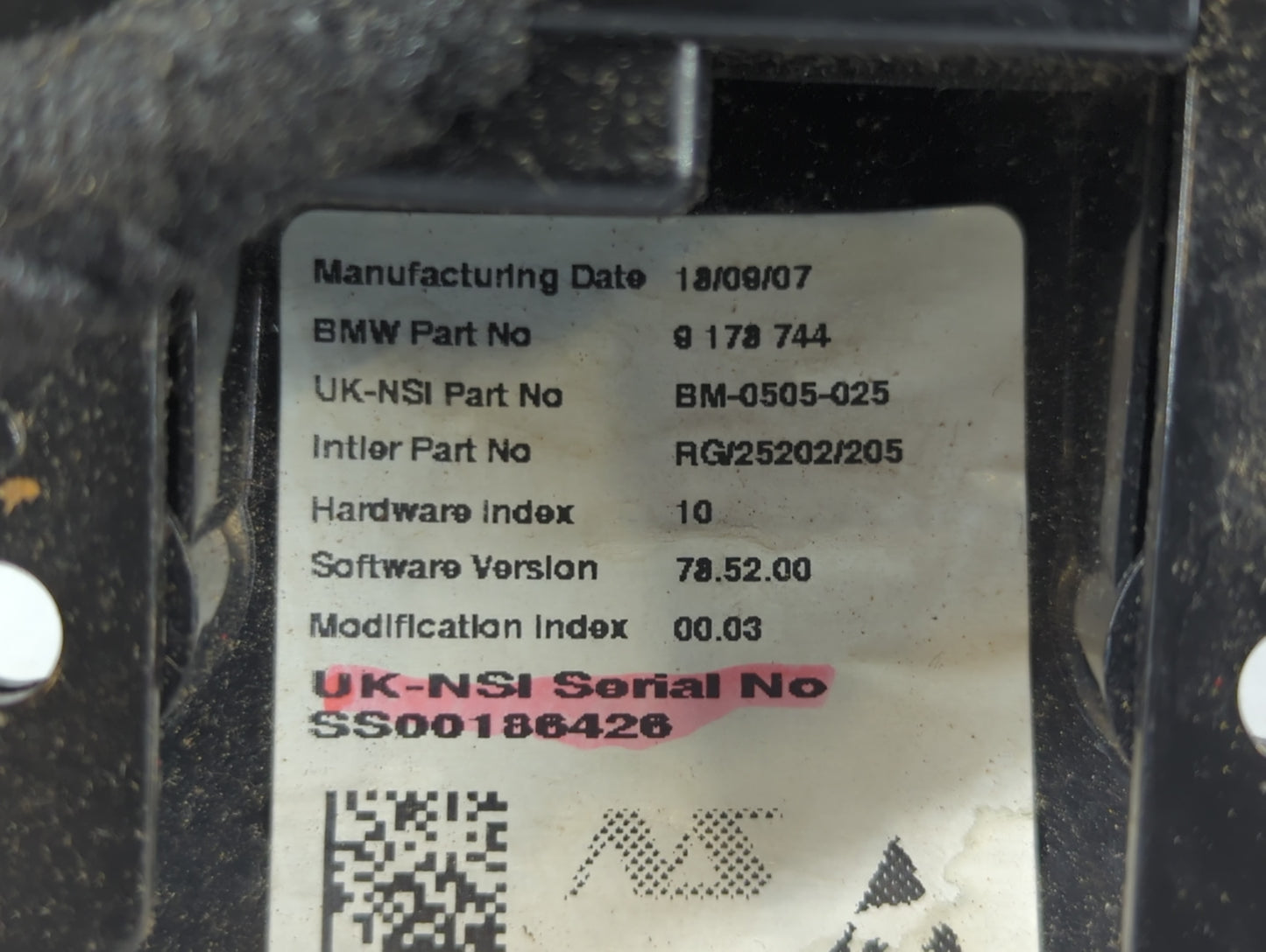 2008-2010 Mini Cooper Instrument Cluster Speedometer Gauges P/N:BM-0505-025 9 178 744 Fits Fits 2008 2009 2010 OEM Used Auto