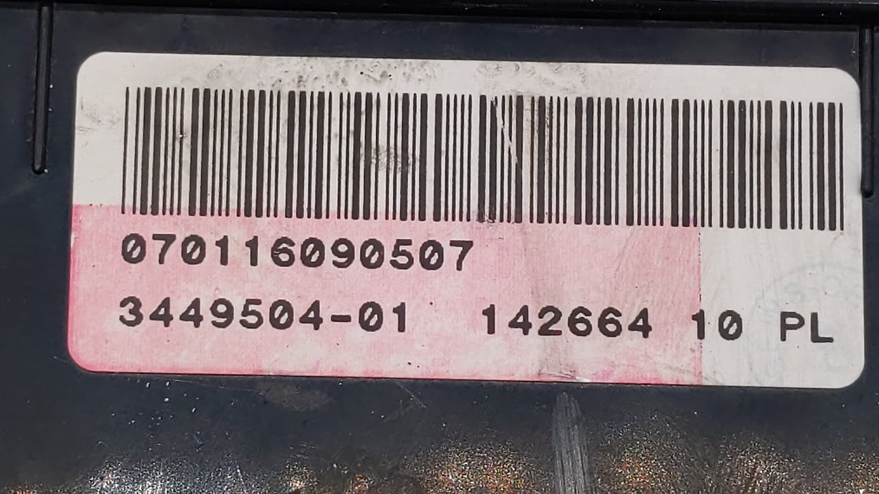 2007 Mini Cooper Fusebox Fuse Box Panel Relay Module P/N:3449504-02 9809588-01 Fits OEM Used Auto Parts - Oemusedautoparts1.
