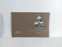 2007 Mitsubishi Endeavor Owners Manual Book Guide OEM Used Auto Parts - Oemusedautoparts1.com