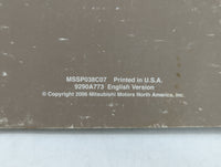 2007 Mitsubishi Endeavor Owners Manual Book Guide OEM Used Auto Parts - Oemusedautoparts1.com