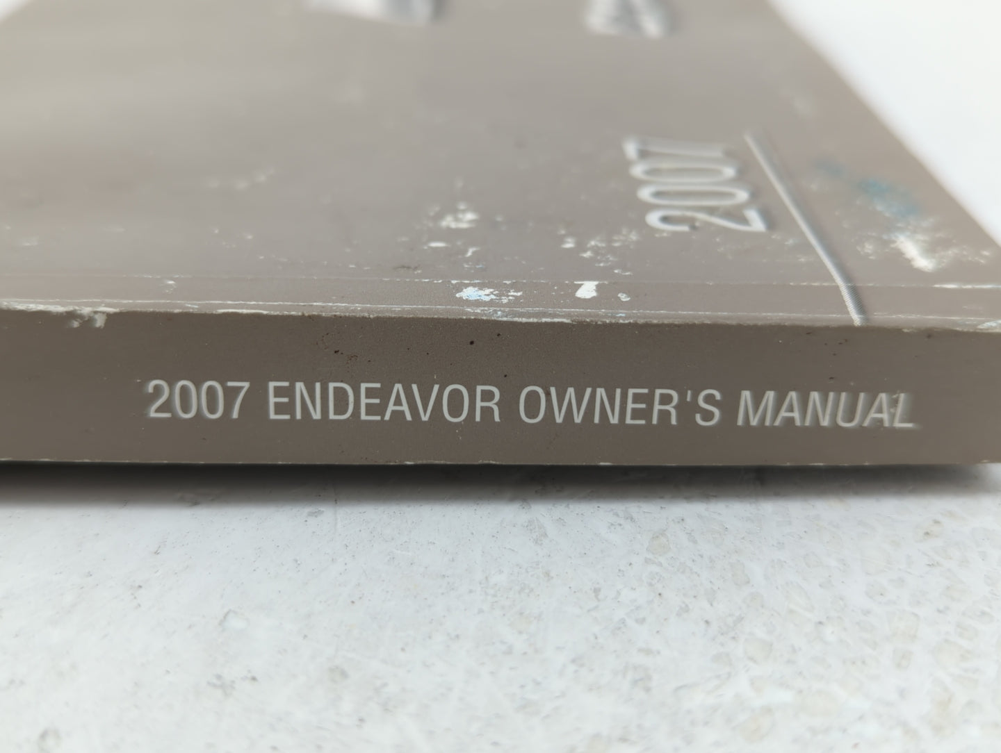 2007 Mitsubishi Endeavor Owners Manual Book Guide OEM Used Auto Parts - Oemusedautoparts1.com