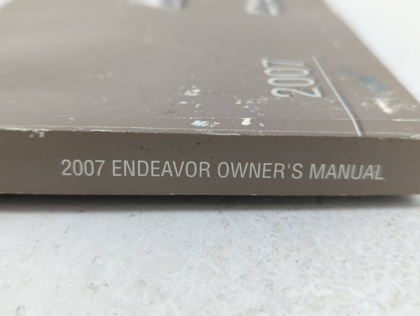 2007 Mitsubishi Endeavor Owners Manual Book Guide OEM Used Auto Parts - Oemusedautoparts1.com