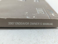 2007 Mitsubishi Endeavor Owners Manual Book Guide OEM Used Auto Parts - Oemusedautoparts1.com
