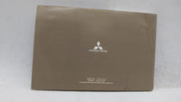 2007 Mitsubishi Galant Owners Manual Book Guide OEM Used Auto Parts - Oemusedautoparts1.com