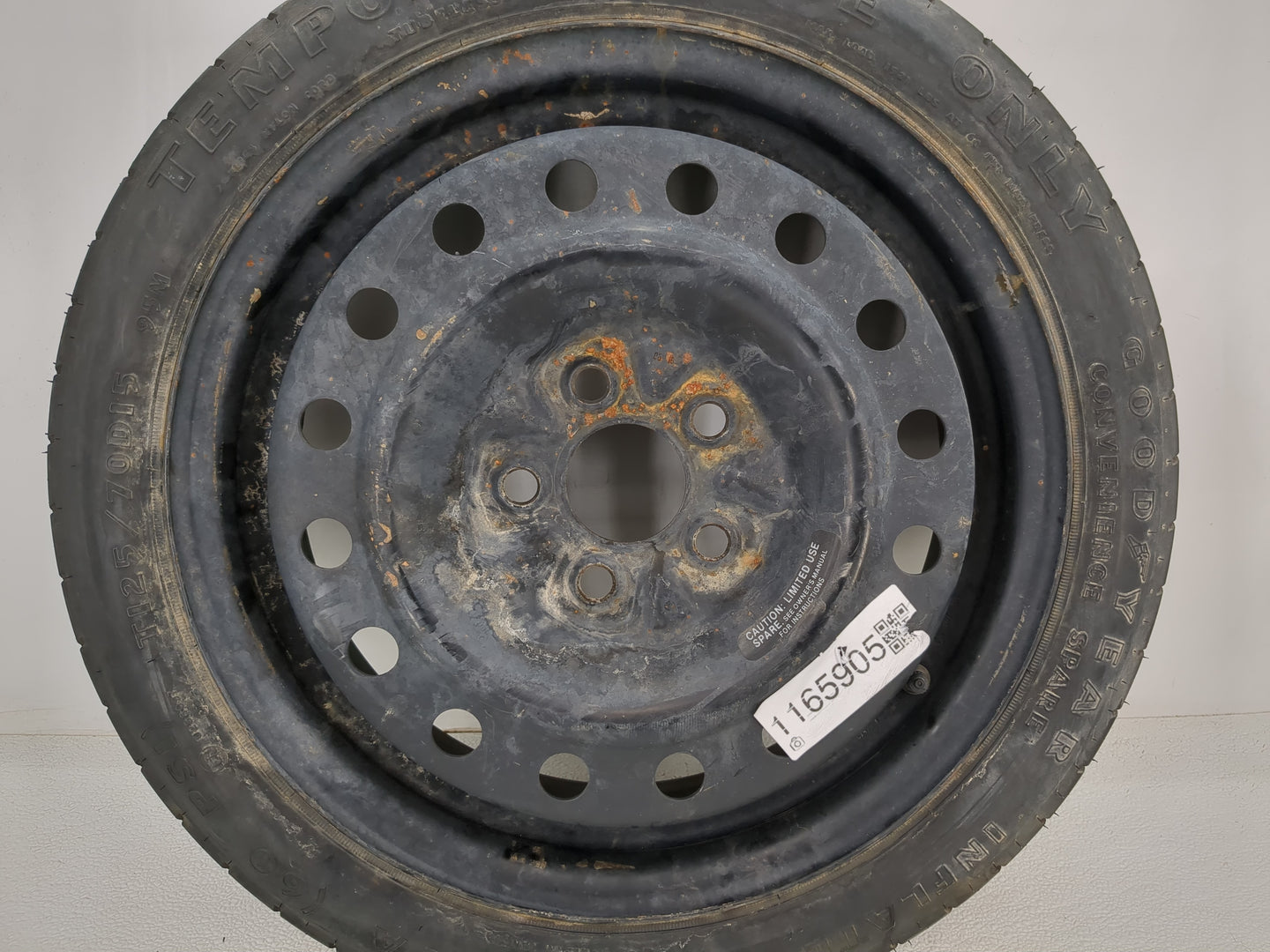 2002-2022 Nissan Altima Spare Donut Tire Wheel Rim Oem - Oemusedautoparts1.com