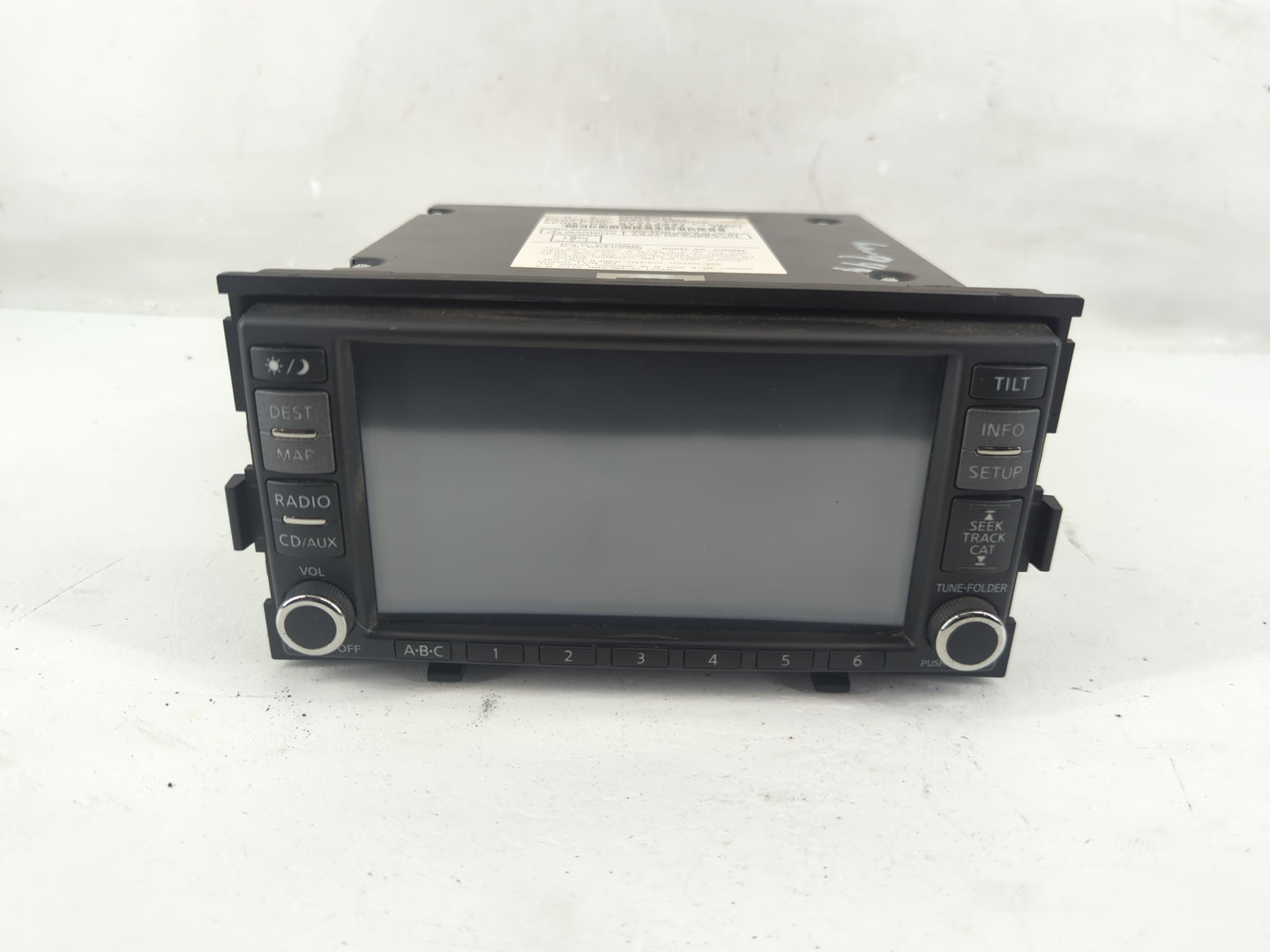 2007-2008 Nissan Altima Radio AM FM Cd Player Receiver Replacement P/N:25915 JA000 Fits Fits 2007 2008 OEM Used Auto Parts -