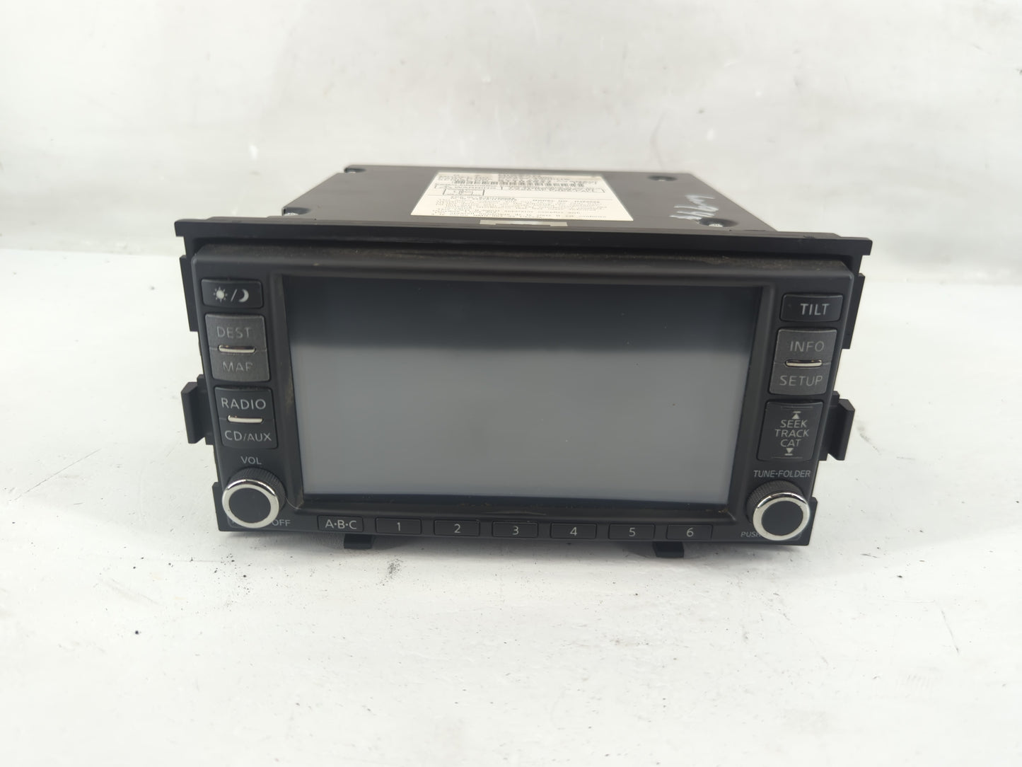 2007-2008 Nissan Altima Radio AM FM Cd Player Receiver Replacement P/N:25915 JA000 Fits Fits 2007 2008 OEM Used Auto Parts -