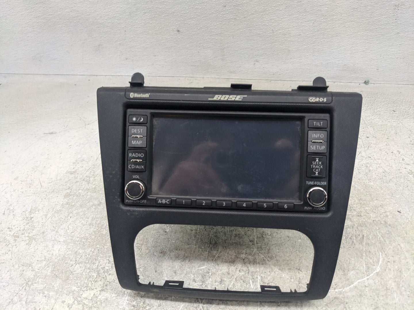 2007-2008 Nissan Altima Radio AM FM Cd Player Receiver Replacement P/N:25915 JA00A Fits Fits 2007 2008 OEM Used Auto Parts -