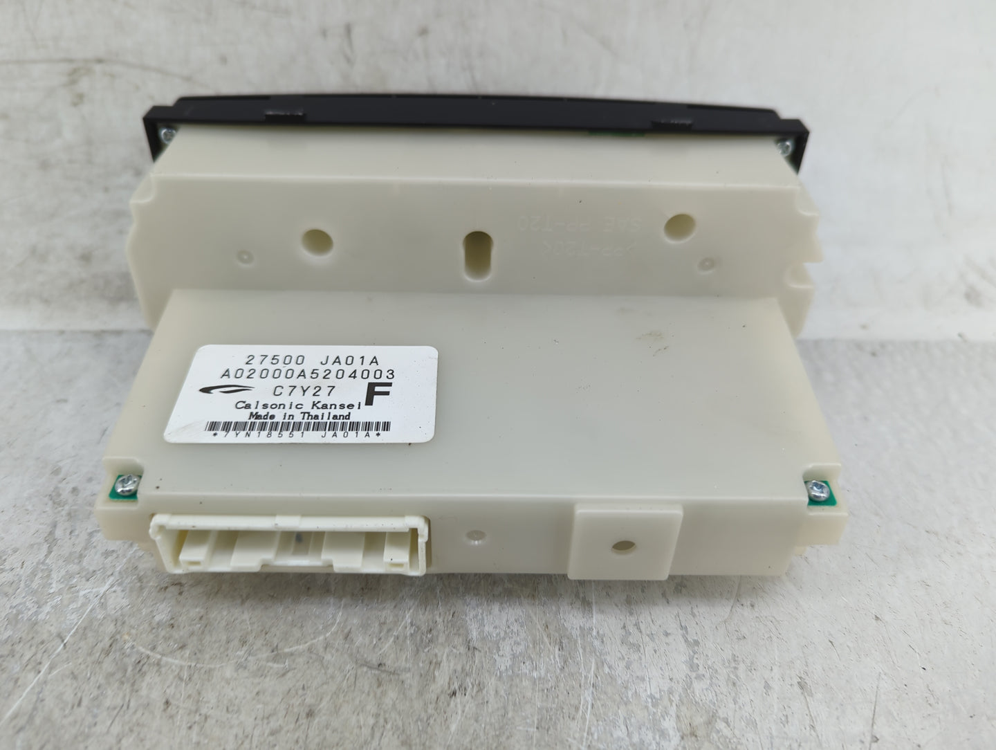 2007-2013 Nissan Altima Climate Control Module Temperature AC/Heater Replacement P/N:27500-JA01A Fits OEM Used Auto Parts - 