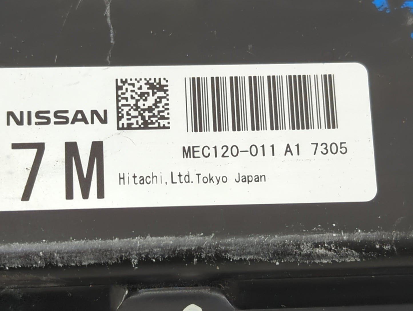 2007 Nissan Altima PCM Engine Control Computer ECU ECM PCU OEM P/N:MEC120-011 A1 Fits OEM Used Auto Parts - Oemusedautoparts