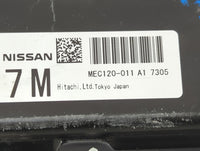 2007 Nissan Altima PCM Engine Control Computer ECU ECM PCU OEM P/N:MEC120-011 A1 Fits OEM Used Auto Parts - Oemusedautoparts