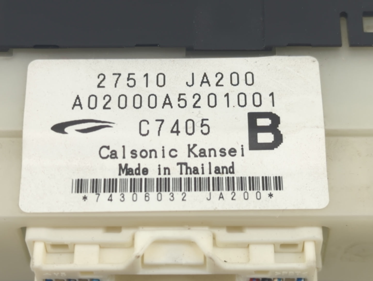 2007-2008 Nissan Altima Climate Control Module Temperature AC/Heater Replacement P/N:27510 JA200 A02000A5201001 Fits OEM Use