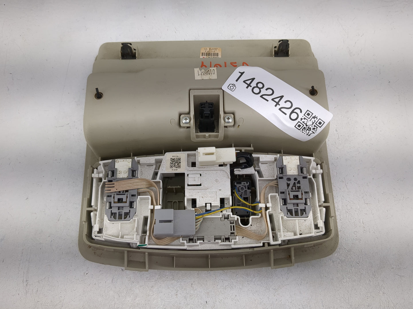 2007 Nissan Altima Overhead Roof Console Tan - Oemusedautoparts1.com
