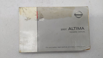 compare product 2007 Nissan Altima Owners Manual Book Guide OEM Used Auto Parts