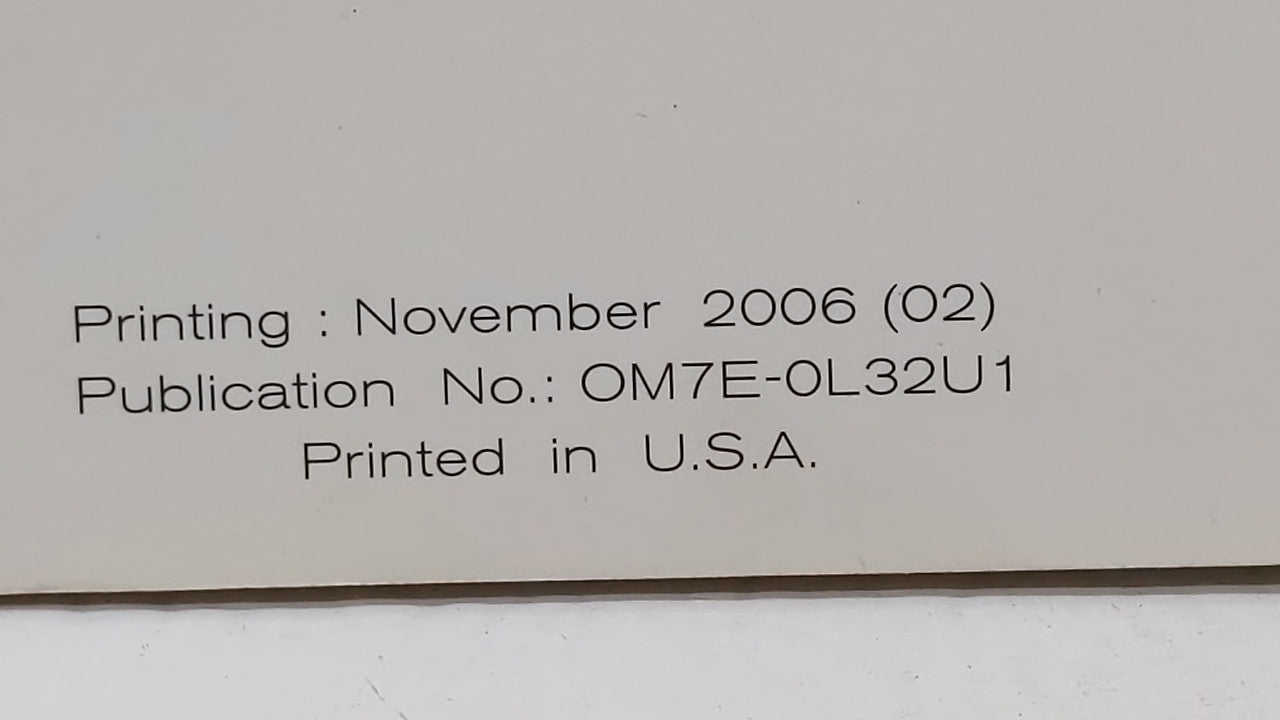 2007 Nissan Altima Owners Manual Book Guide OEM Used Auto Parts - Oemusedautoparts1.com