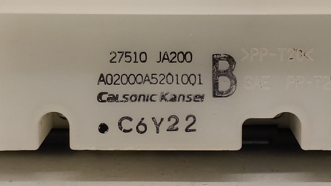 2007-2009 Nissan Altima Climate Control Module Temperature AC/Heater Replacement P/N:27500 JA01A 27510 JA200 Fits OEM Used A