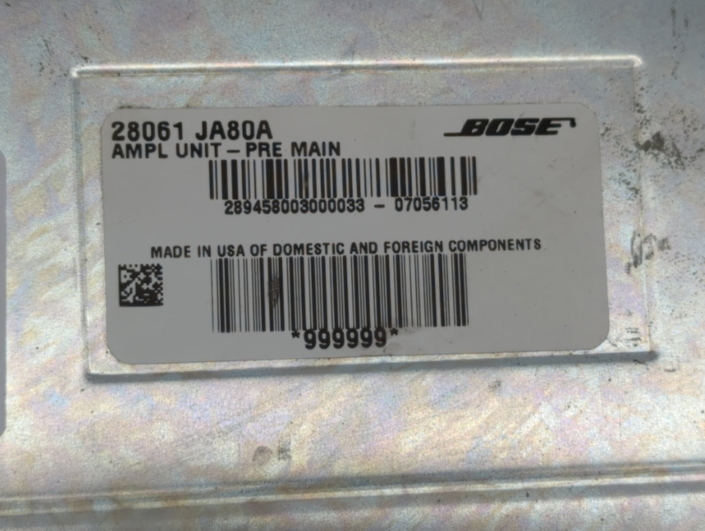 2007-2009 Nissan Altima Radio AM FM Cd Player Receiver Replacement P/N:28061 JA80A 25915 JA00B Fits Fits 2007 2008 2009 OEM 