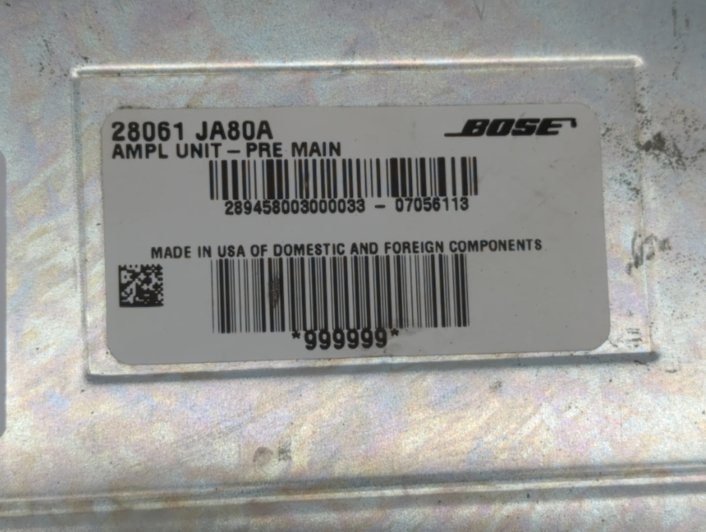 2007-2009 Nissan Altima Radio AM FM Cd Player Receiver Replacement P/N:28061 JA80A 25915 JA00B Fits Fits 2007 2008 2009 OEM 