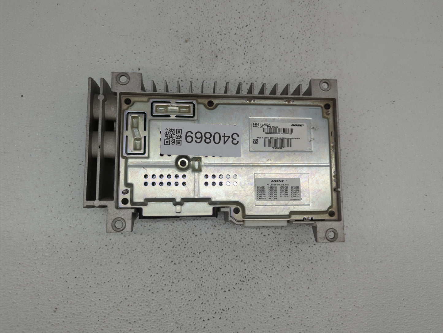 2007-2009 Nissan Altima Radio AM FM Cd Player Receiver Replacement P/N:28061 JA80A 25915 JA00B Fits Fits 2007 2008 2009 OEM 