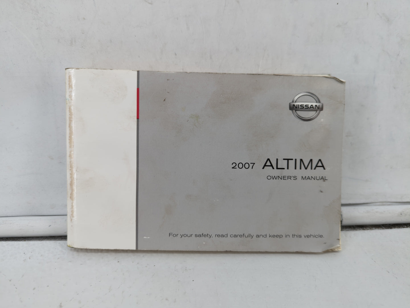 2007 Nissan Altima Owners Manual Book Guide OEM Used Auto Parts - Oemusedautoparts1.com