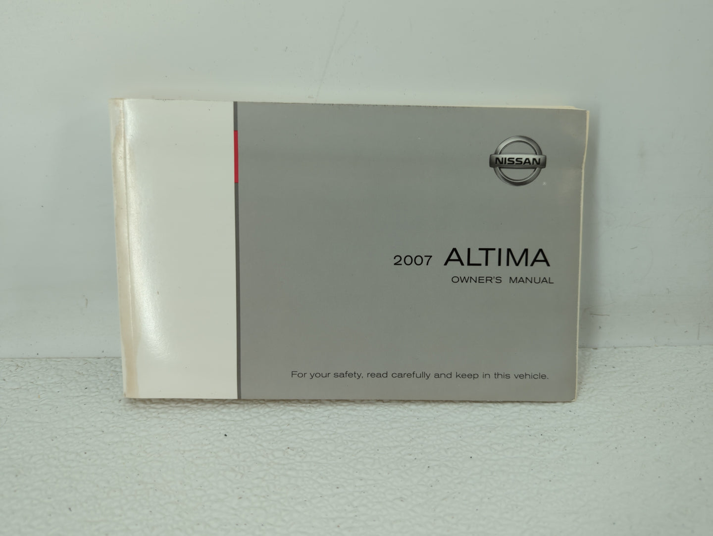 2007 Nissan Altima Owners Manual Book Guide OEM Used Auto Parts - Oemusedautoparts1.com