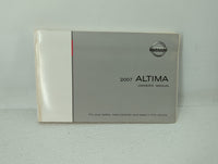 2007 Nissan Altima Owners Manual Book Guide OEM Used Auto Parts - Oemusedautoparts1.com