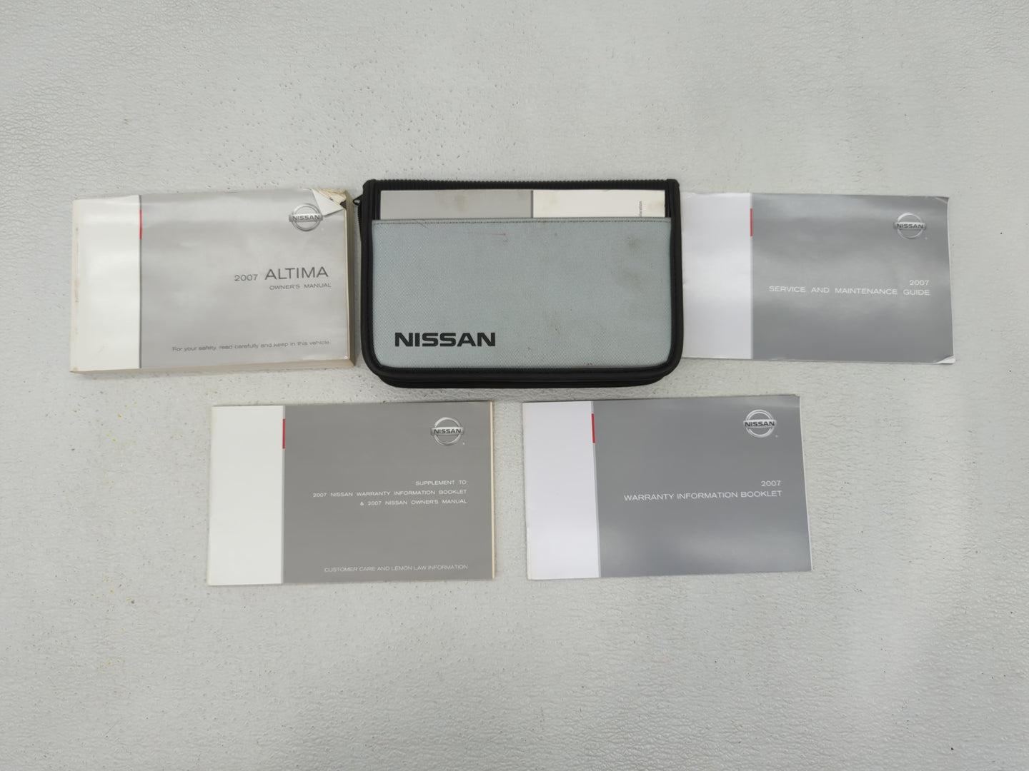 2007 Nissan Altima Owners Manual Book Guide OEM Used Auto Parts - Oemusedautoparts1.com