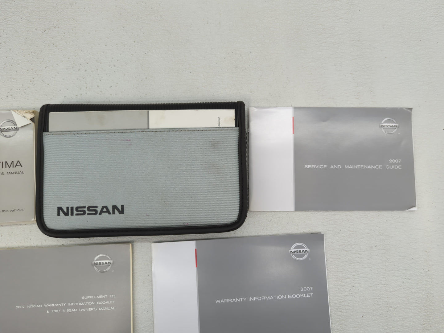 2007 Nissan Altima Owners Manual Book Guide OEM Used Auto Parts - Oemusedautoparts1.com