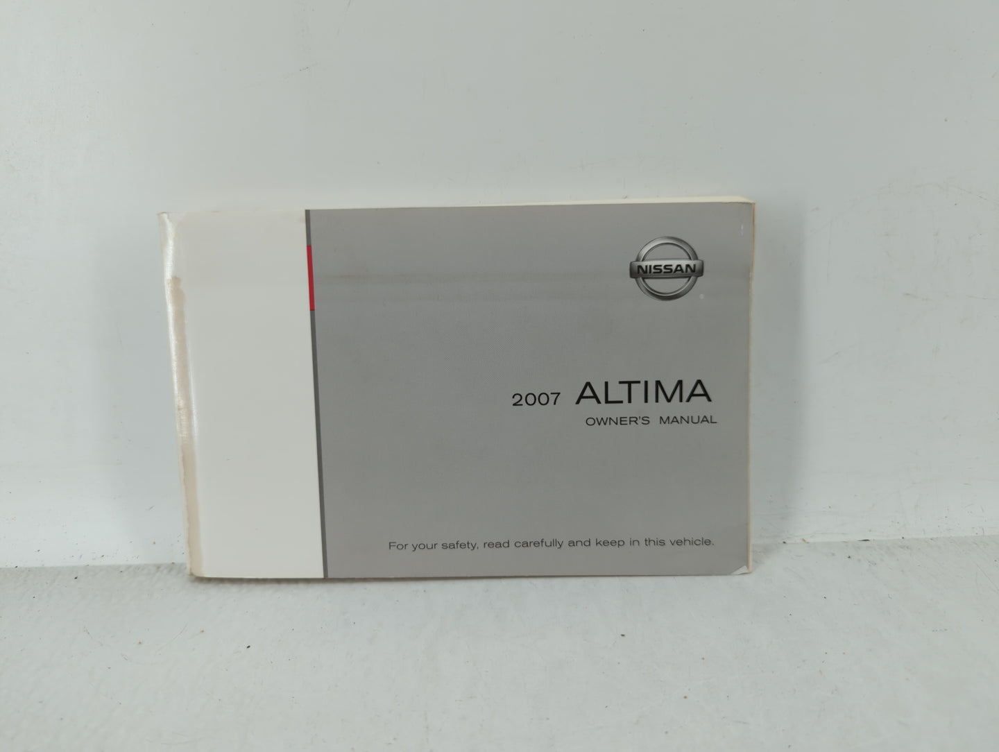2007 Nissan Altima Owners Manual Book Guide OEM Used Auto Parts - Oemusedautoparts1.com